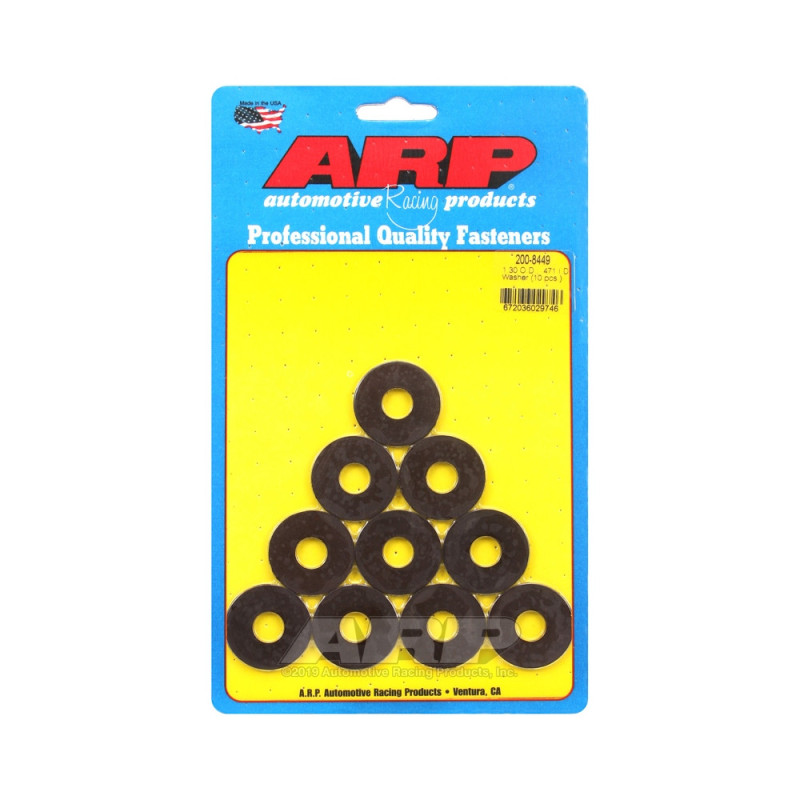 Pack (10) ARP washers 7/16 - No chamfer - ARP-200-8449 - 200-8449 - 3666618220918