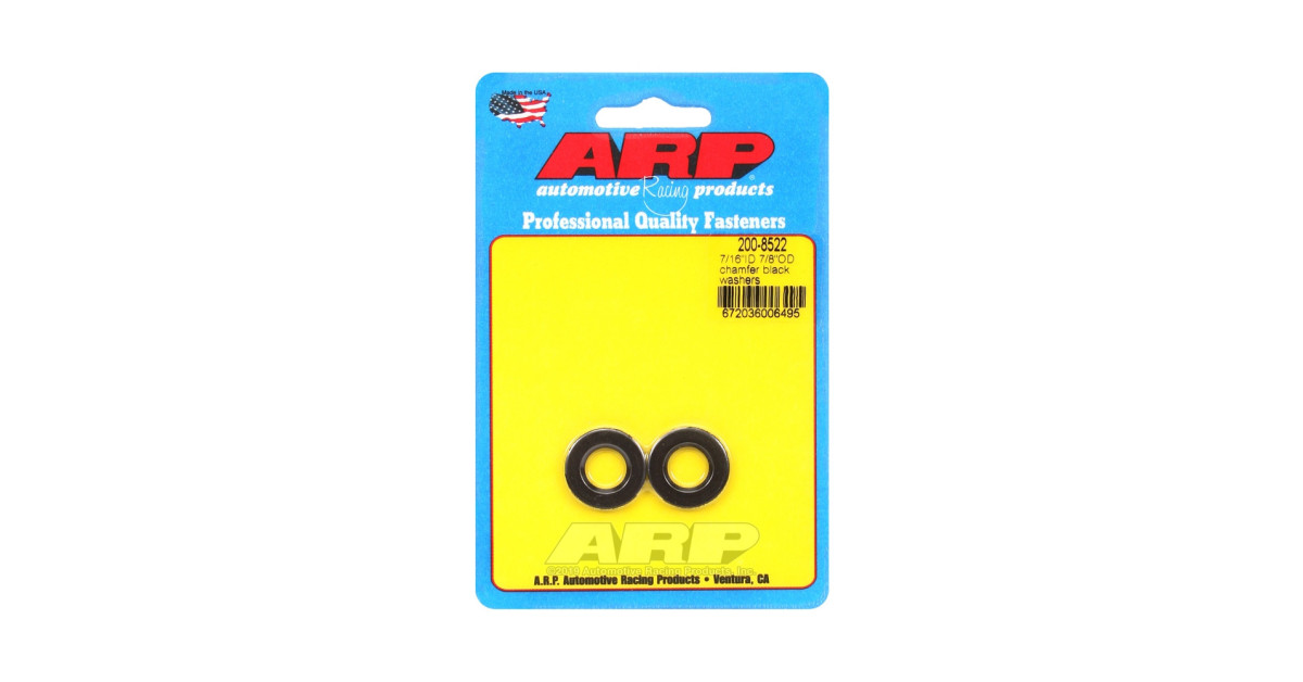 Pack (2) rondelles ARP 7/16 - Avec Chanfrein