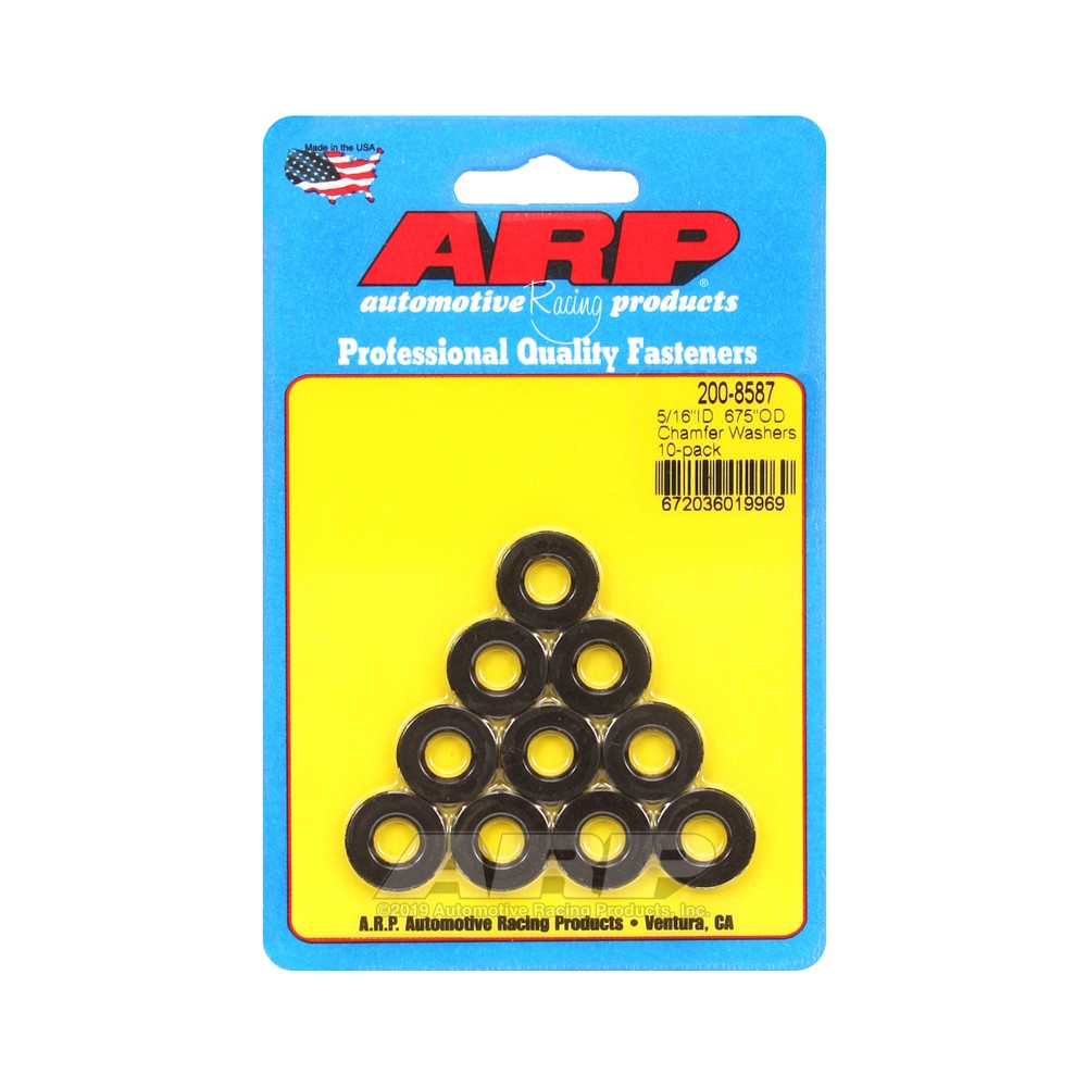 Pack (10) ARP washers 5/16 - With chamfer - ARP-200-8587 - 200-8587 - 3666618221625