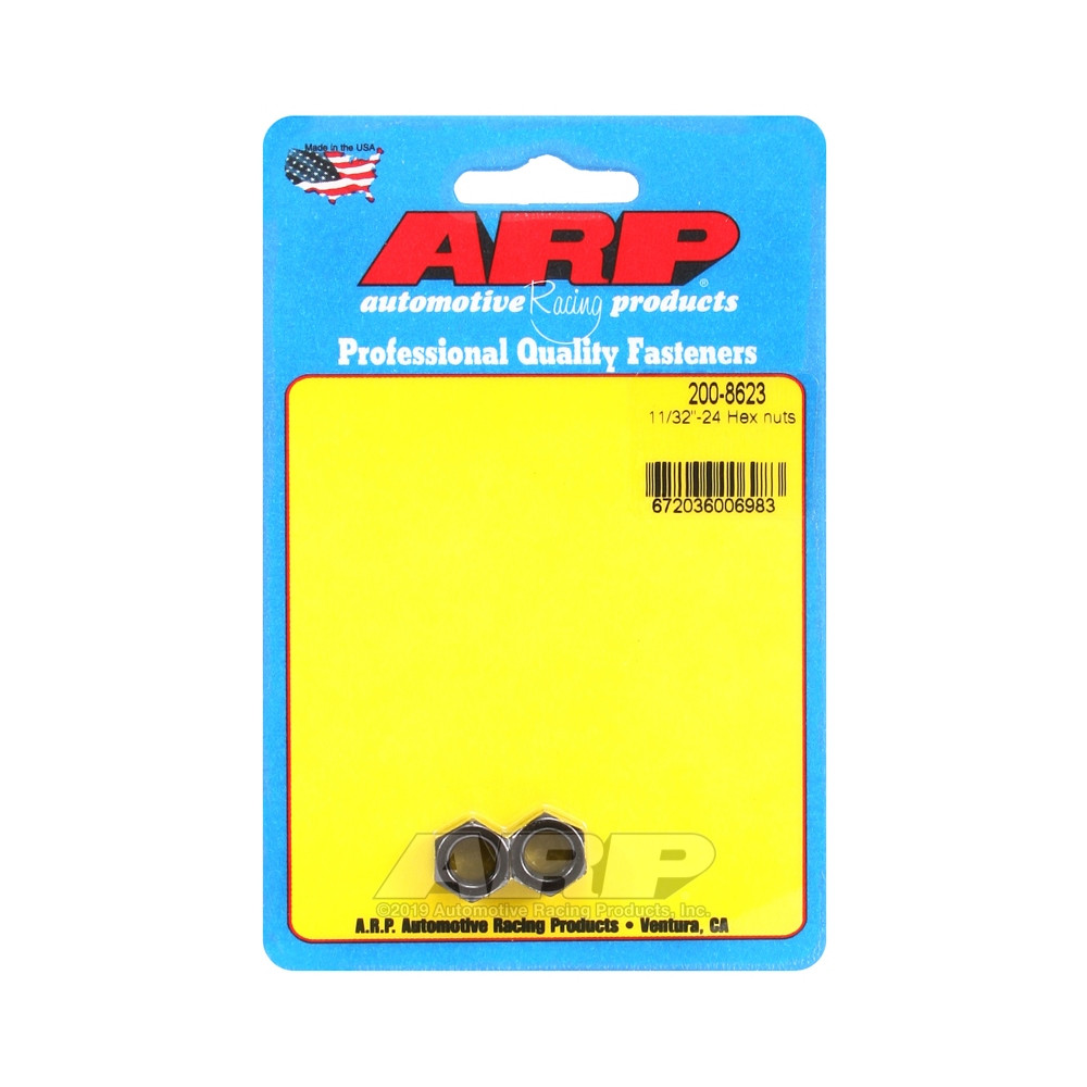 Confezione dadi ARP (2) 11/32-24 - Nero Oxyde Hex - ARP-200-8623 - 200-8623 - 3666618221878