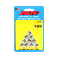 Confezione di dadi ARP (10) 1/4-28 flangiati antiallentamento - Hex