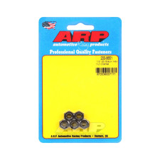 Pack ARP nuts (5) 1/4-20 - Black Oxyde Hex