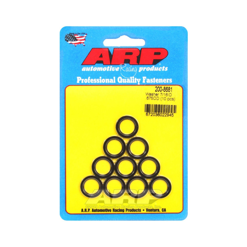 Pack (10) ARP washers 7/16 - With chamfer - ARP-200-8681 - 200-8681 - 3666618222370