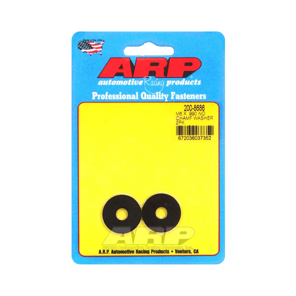 Pack (2) ARP washers M6 - Without chamfer - ARP-200-8686 - 200-8686 - 3666618222417