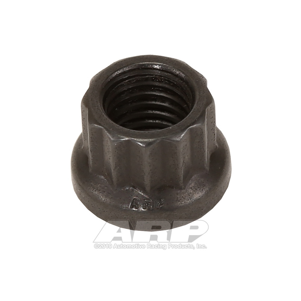 Standard nut ARP 1/4-28 - Black oxide 12 pts - ARP-300-8300 - 300-8300 - 3666618223247