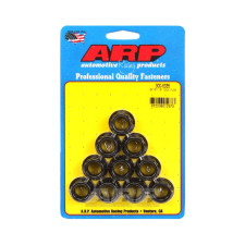 Pack ARP nuts (10) 9/16-18 - Black Oxyde 12 pts