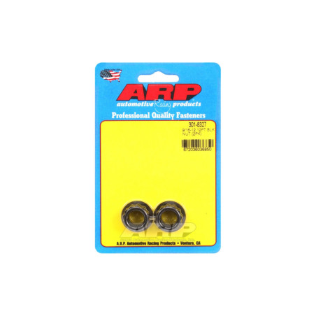 Pack écrous ARP (2) 9/16-12 - Black Oxyde 12 pts Pack écrous ARP (2) 9/16-12 - Black Oxyde 12 pts