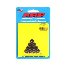 Pack ARP nuts (10) 1/4-20 - Black Oxyde 12 pts
