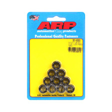 Pack écrous ARP (10) M10 x 1.25 - Black Oxyde 12 pts