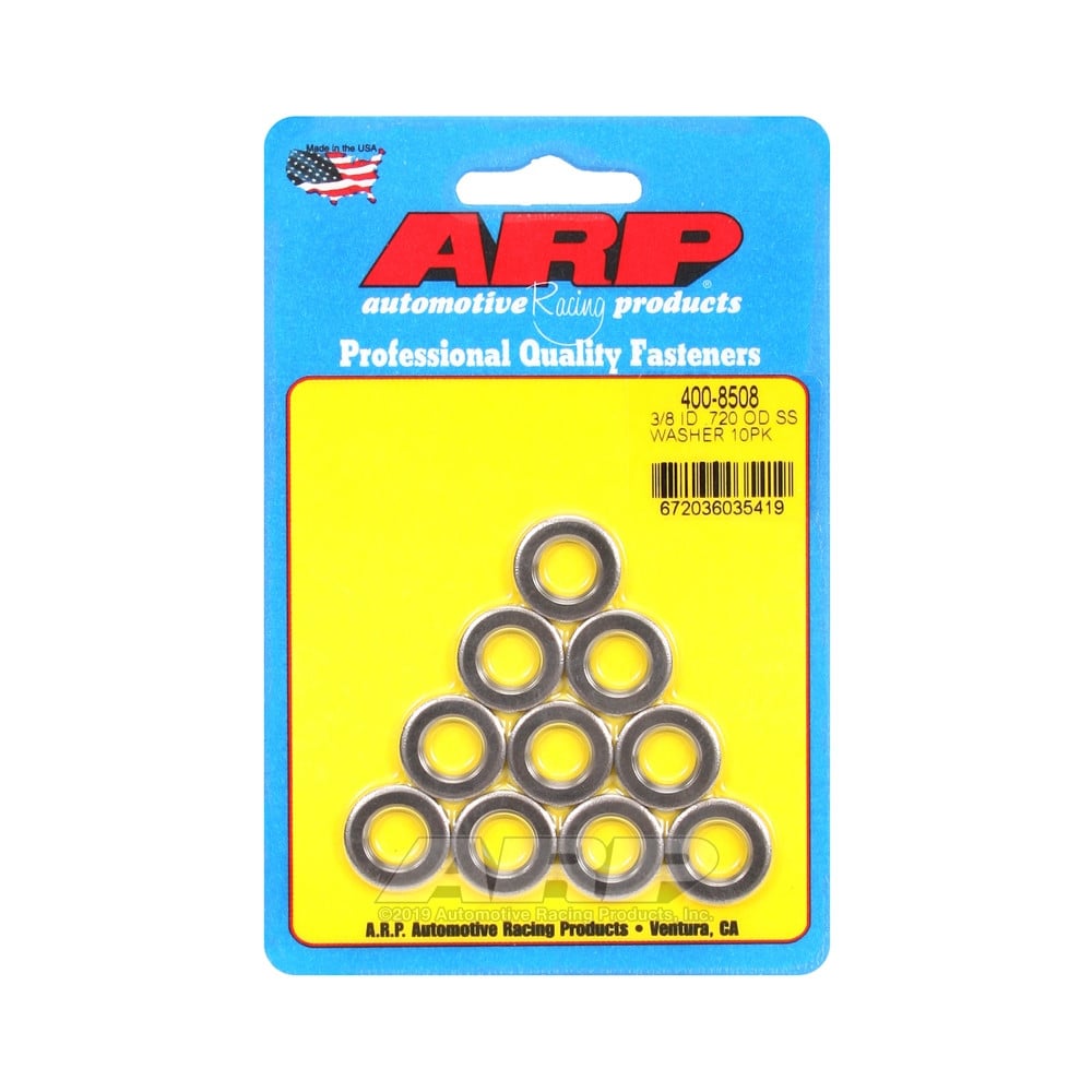 Pack (10) Unterlegscheiben ARP 3/8 - Ohne Fase - ARP-400-8508 - 400-8508 - 3666618225487