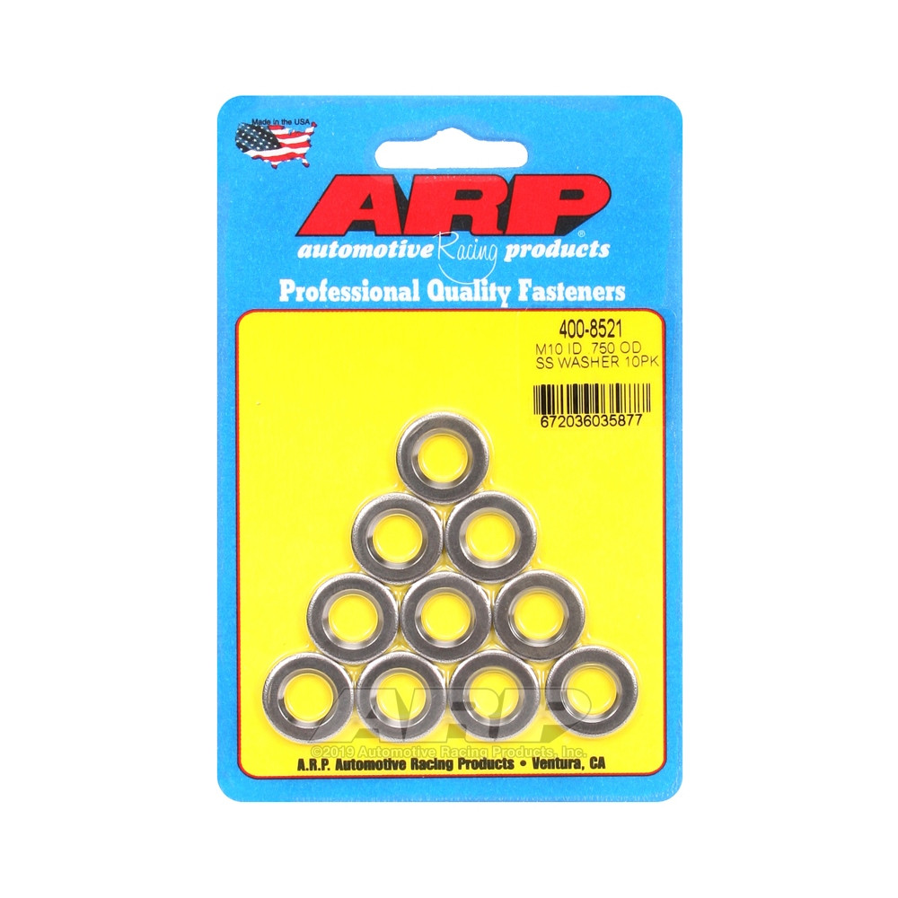 Pack (10) Unterlegscheiben ARP M10 - Mit Fase - ARP-400-8521 - 400-8521 - 3666618225548