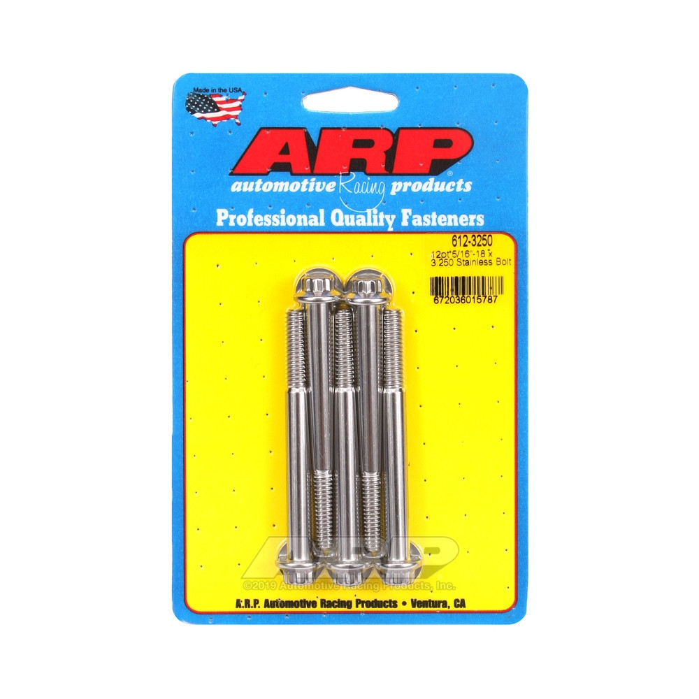Universalschrauben ARP 5/16-18 - Edelstahl 12 Pkt x5 - ARP-612-3250 - 612-3250 - 3666618190914