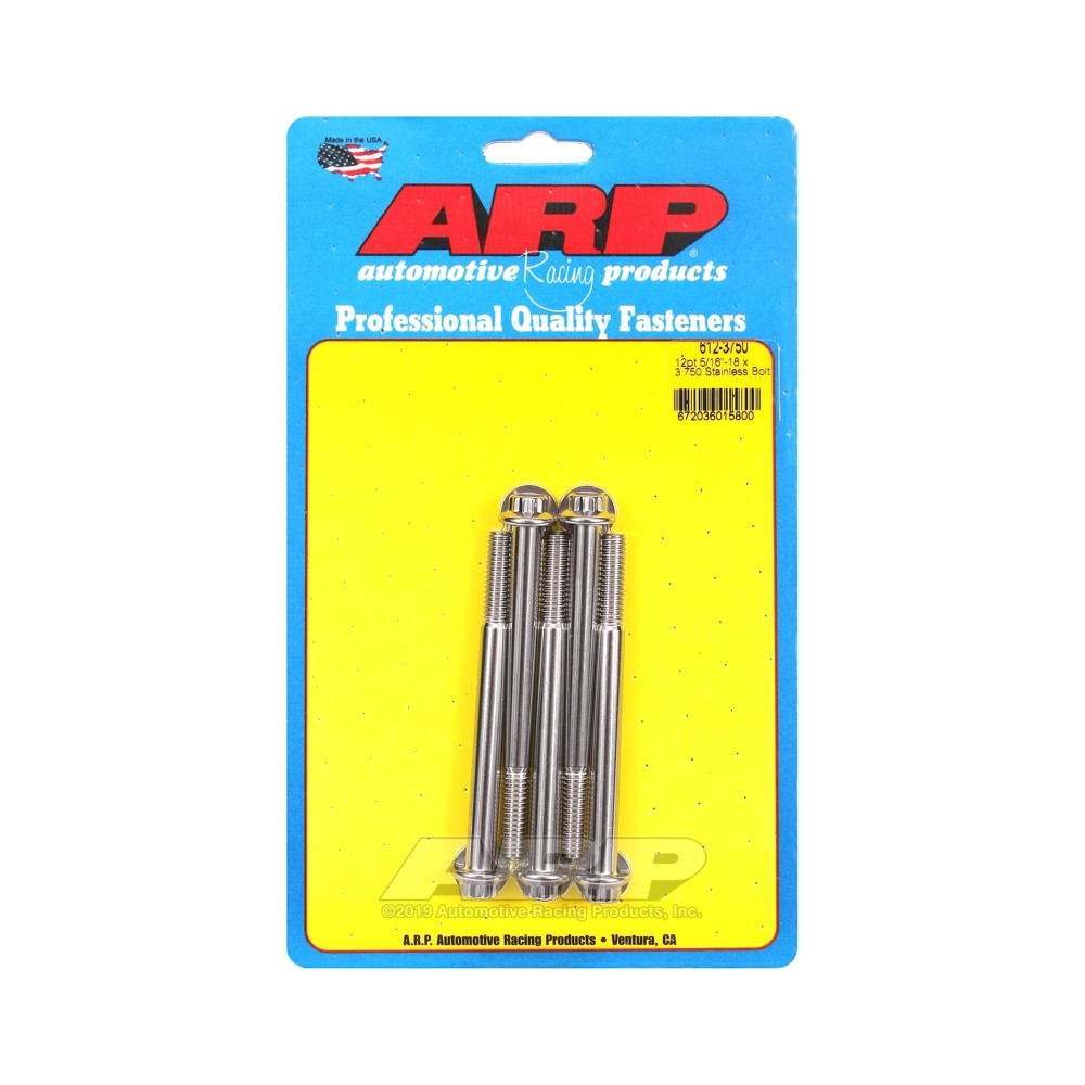 Boulonnerie universelle ARP 5/16-18 - Inox 12 Pts x5 - ARP-612-3750 - 612-3750 - 3666618190938