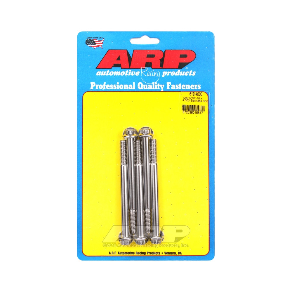 Boulonnerie universelle ARP 5/16-18 - Inox 12 Pts x5 - ARP-612-4000 - 612-4000 - 3666618190945