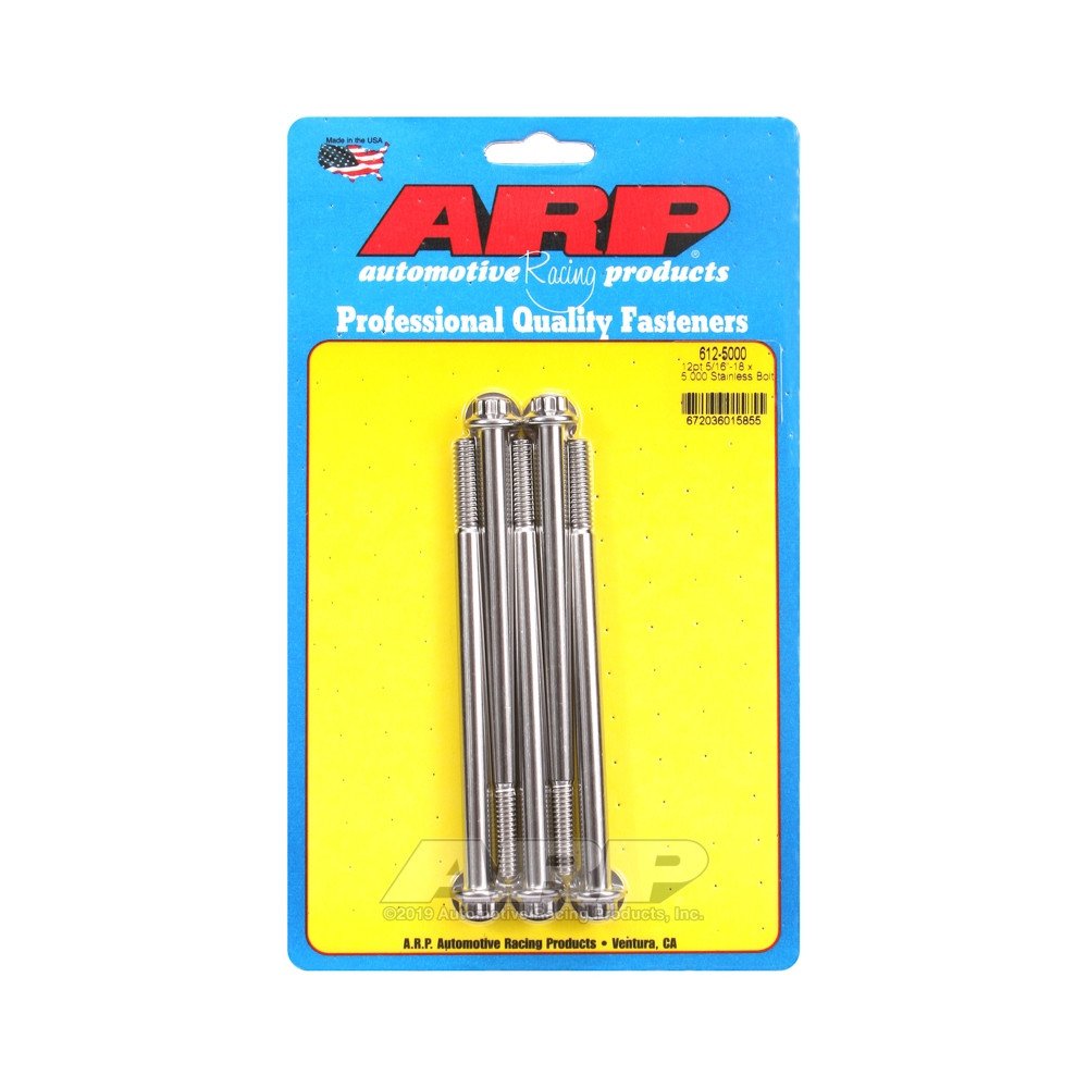Boulonnerie universelle ARP 5/16-18 - Inox 12 Pts x5 - ARP-612-5000 - 612-5000 - 3666618190983