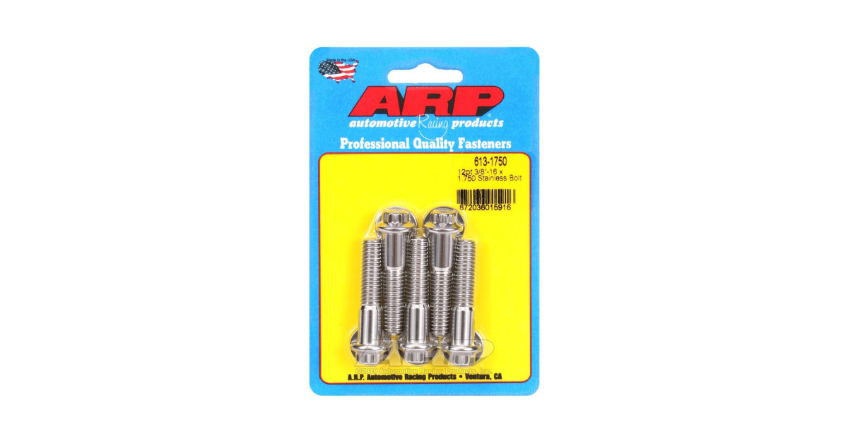 Bullone universale ARP a testa piccola 3/8-16 - Acciaio inox 12 pts x5