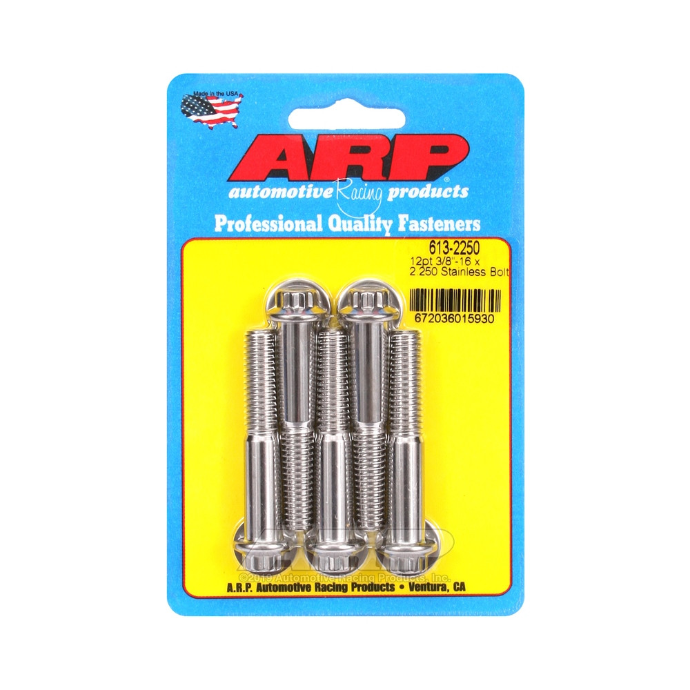 Boulonnerie universelle ARP petite tête 3/8-16 - Inox 12 Pts x5 - ARP-613-2250 - 613-2250 - 3666618191065