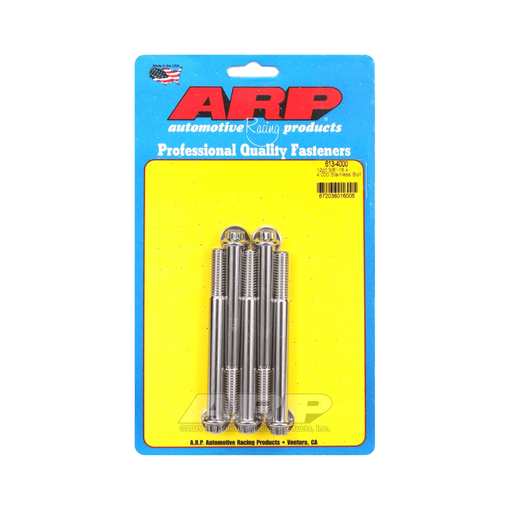 Boulonnerie universelle ARP petite tête 3/8-16 - Inox 12 Pts x5 - ARP-613-4000 - 613-4000 - 3666618191133
