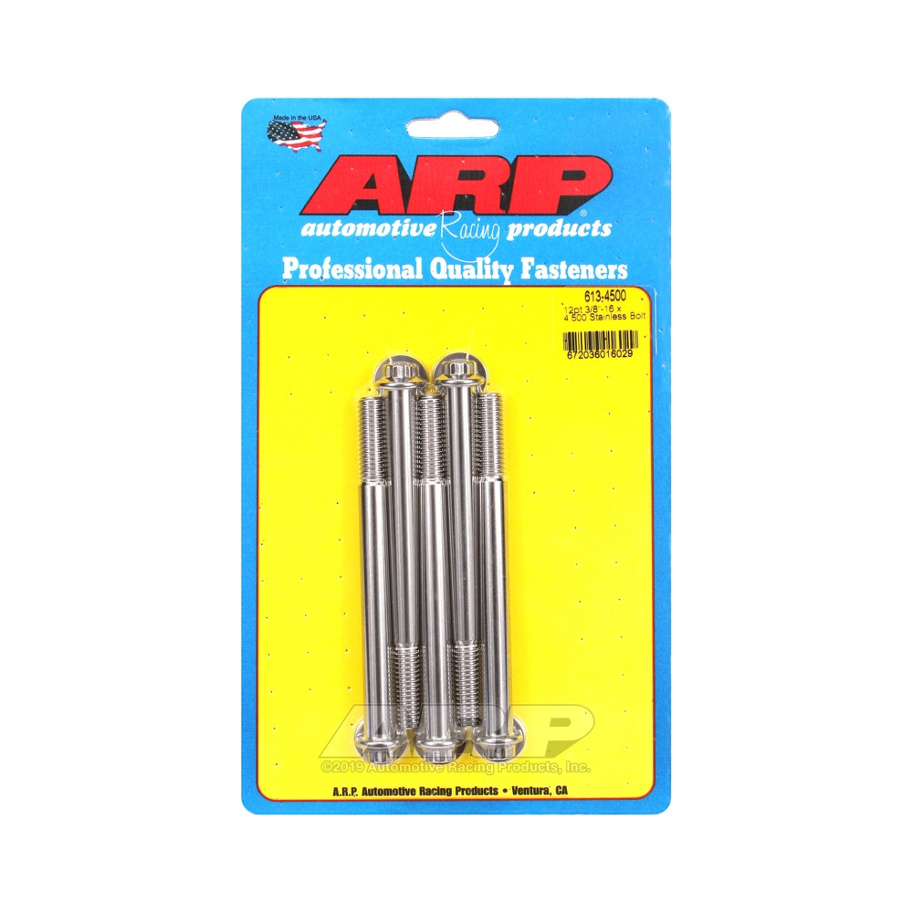 ARP Universal small head bolt 3/8-16 - Stainless steel 12 Pts x5 - ARP-613-4500 - 613-4500 - 3666618191157