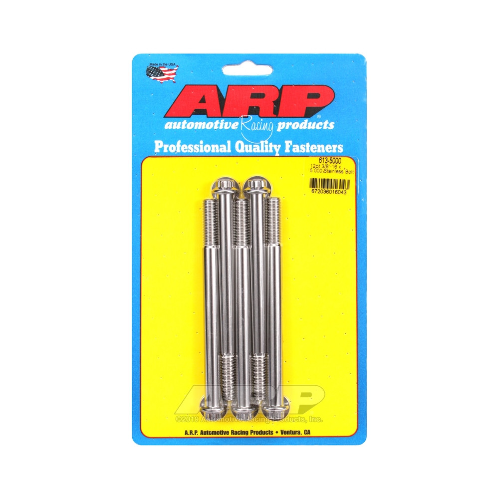 Boulonnerie universelle ARP petite tête 3/8-16 - Inox 12 Pts x5 - ARP-613-5000 - 613-5000 - 3666618191171