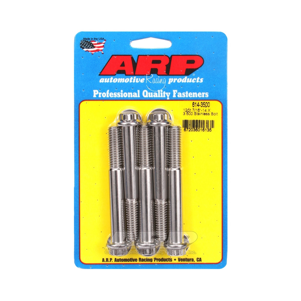Boulonnerie universelle ARP 7/16-14 - Inox 12 Pts x5 - ARP-614-3500 - 614-3500 - 3666618191263