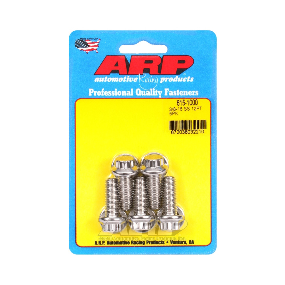 Universalschrauben ARP Kopf STD 3/8-16 - Edelstahl 12 Pts x5 - ARP-615-1000 - 615-1000 - 3666618191348