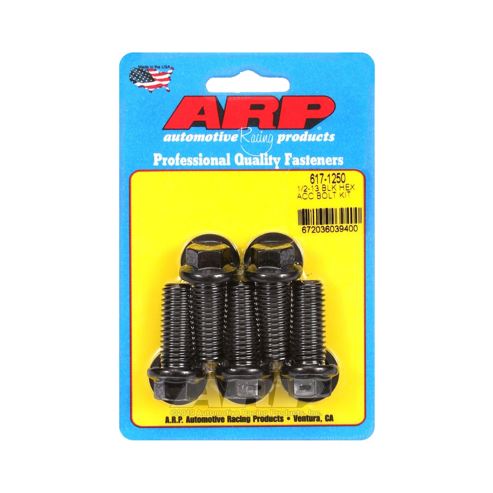 Universal Bolt ARP 1/2-13 - Black Oxyde Hex x5 - ARP-617-1250 - 617-1250 - 3666618191638