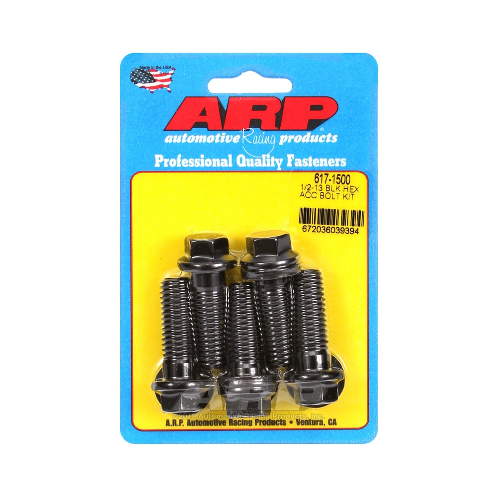 Universal Bolt ARP 1/2-13 - Black Oxyde Hex x5 - ARP-617-1500 - 617-1500 - 3666618191645