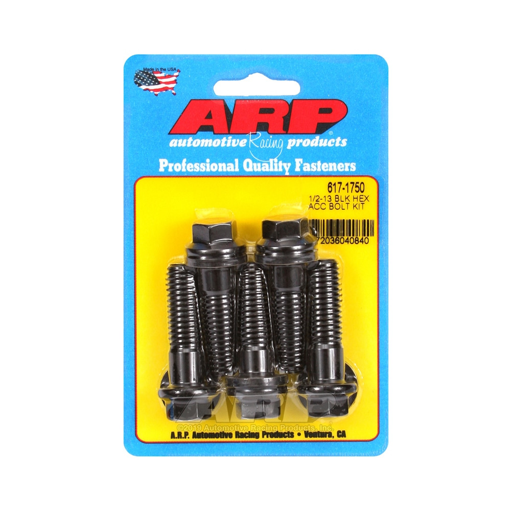 Boulonnerie universelle ARP 1/2-13 - Black Oxyde Hex x5 - ARP-617-1750 - 617-1750 - 3666618191652