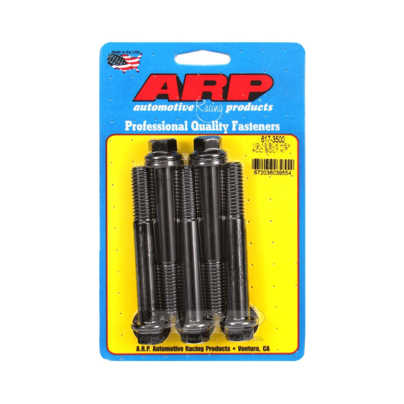 Universal Bolt ARP 1/2-13 - Black Oxyde Hex x5 - ARP-617-3500 - 617-3500 - 3666618191720