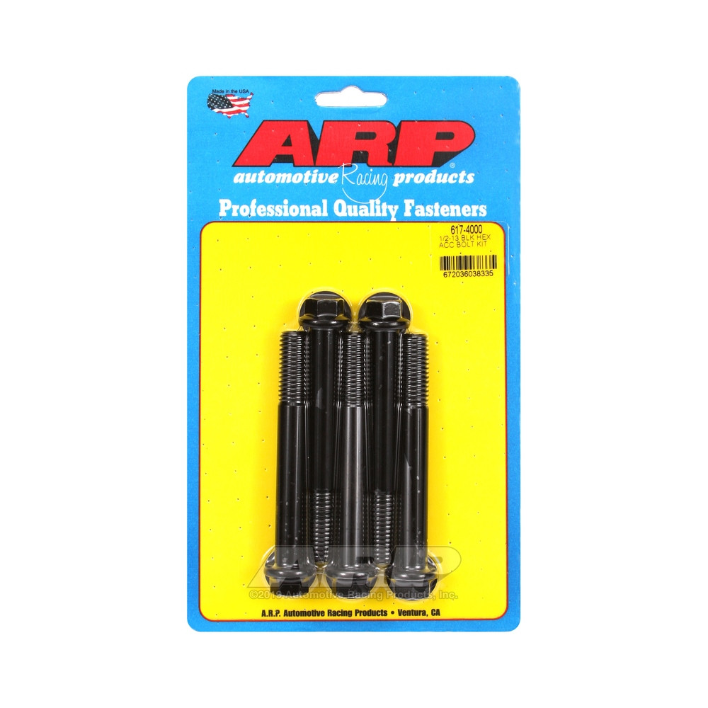 Bullone universale ARP 1/2-13 - Esagono ossidato nero x5 - ARP-617-4000 - 617-4000 - 3666618191744