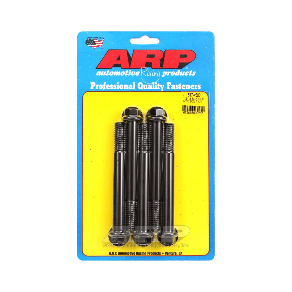Boulonnerie universelle ARP 1/2-13 - Black Oxyde Hex x5 - ARP-617-4500 - 617-4500 - 3666618191768