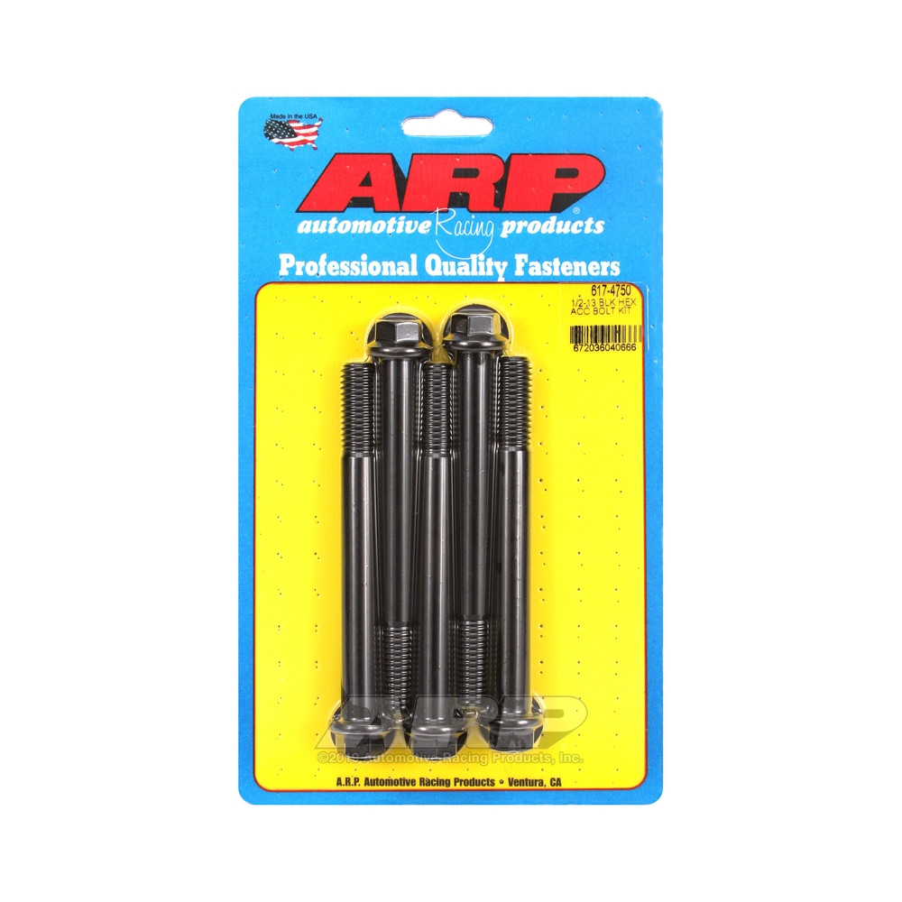 Universal Bolt ARP 1/2-13 - Black Oxyde Hex x5 - ARP-617-4750 - 617-4750 - 3666618191775