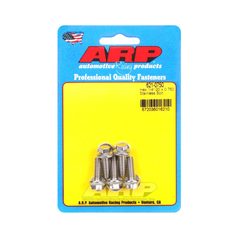 Boulonnerie universelle ARP 1/4-20 - Inox Hex x5 - ARP-621-0750 - 621-0750 - 3666618191843