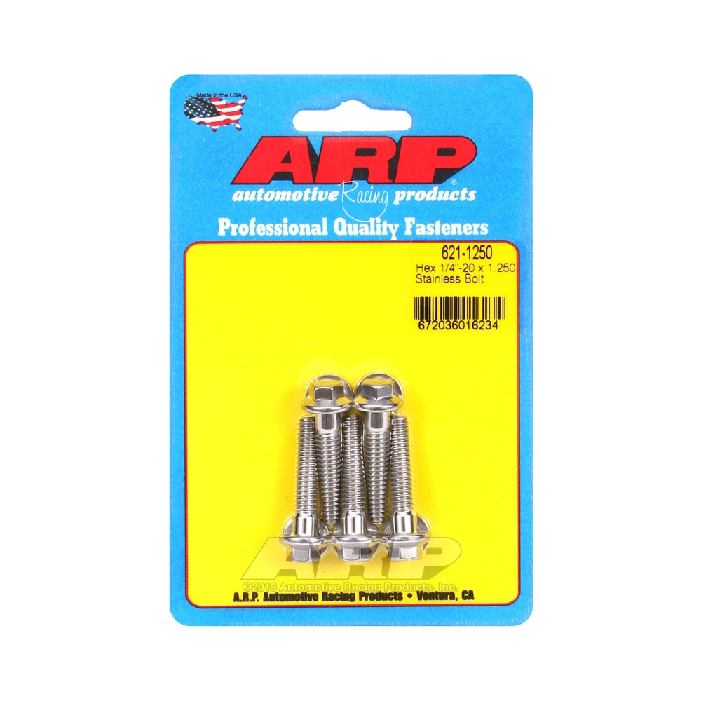 ARP Universal Bolt 1/4-20 - Stainless Hex x5 - ARP-621-1250 - 621-1250 - 3666618191867