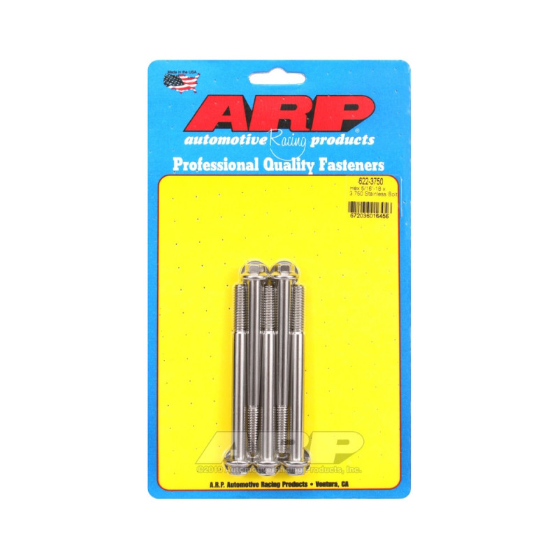Bullone universale ARP 5/16-18 - Esagono inox x5 - ARP-622-3750 - 622-3750 - 3666618192147