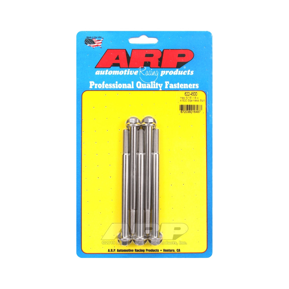 Bullone universale ARP 5/16-18 - Esagono inox x5 - ARP-622-4500 - 622-4500 - 3666618192178