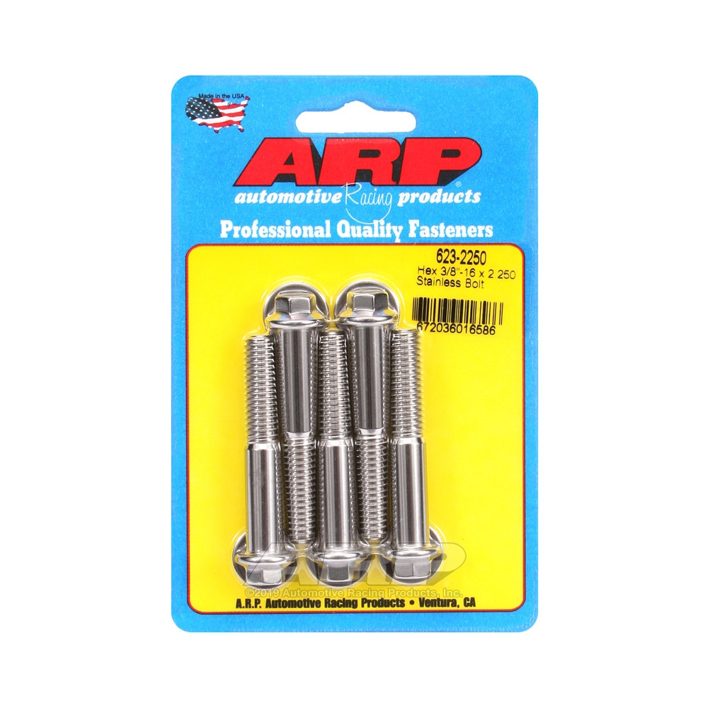 Boulonnerie universelle ARP petite tête 3/8-16 - Inox Hex x5 - ARP-623-2250 - 623-2250 - 3666618192277