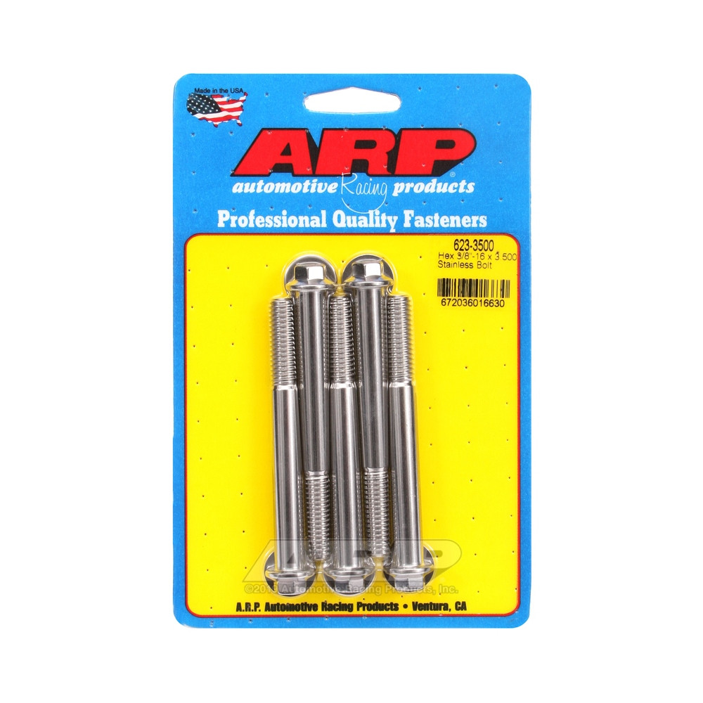 ARP Universal small head bolt 3/8-16 - Stainless Hex x5 - ARP-623-3500 - 623-3500 - 3666618192321
