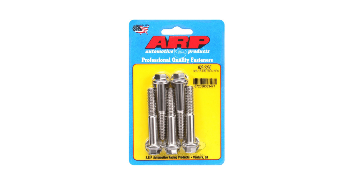 Universalschrauben ARP Kopf STD 3/8-16 - Inox Hex x5