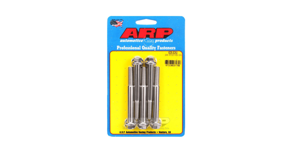 Bullone universale ARP STD 3/8-16 - Acciaio inox x5