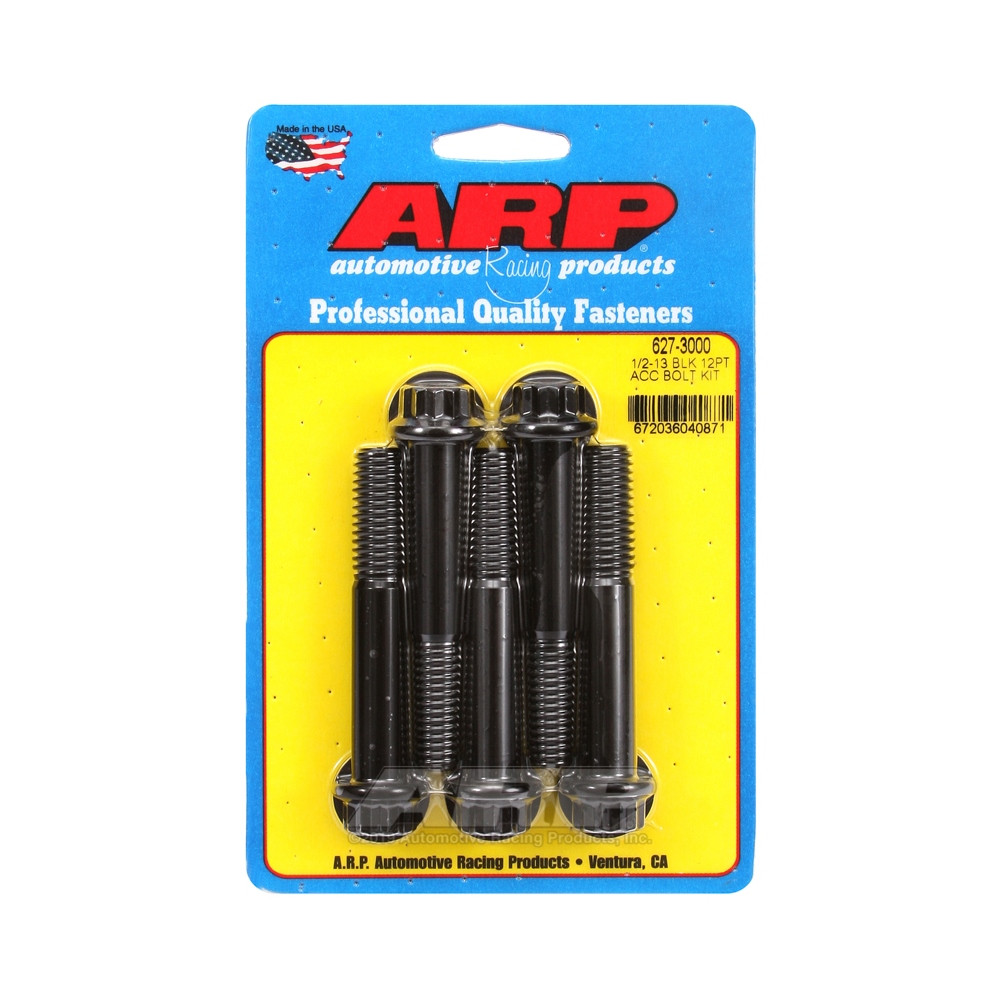 Universal Bolt ARP 1/2-13 - Black Oxyde 12 Pts x5 - ARP-627-3000 - 627-3000 - 3666618192918