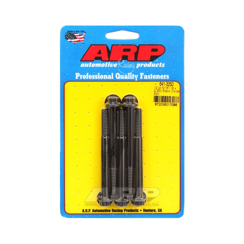 Universalschrauben ARP 5/16-18 - Black Oxyde 12 Pts x5 - ARP-641-3250 - 641-3250 - 3666618193335