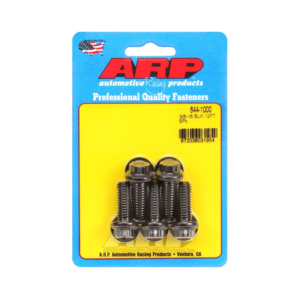 Bullone universale ARP STD 3/8-16 - Ossido nero 12 pz. x5 - ARP-644-1000 - 644-1000 - 3666618193762