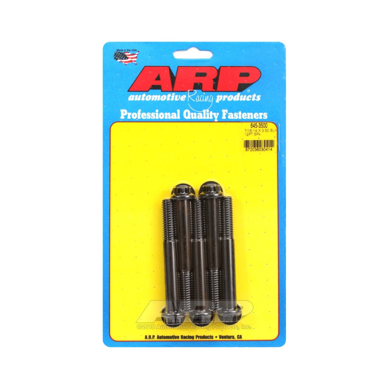 Bullone universale ARP 7/16-14 - Ossido nero 12 pti x5 - ARP-645-3500 - 645-3500 - 3666618193977