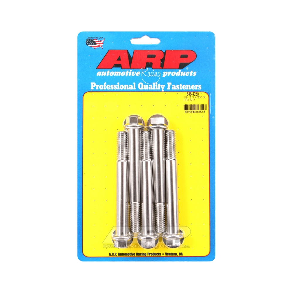 Bullone universale ARP 1/2-13 - Esagono inox x5 - ARP-646-4250 - 646-4250 - 3666618194172