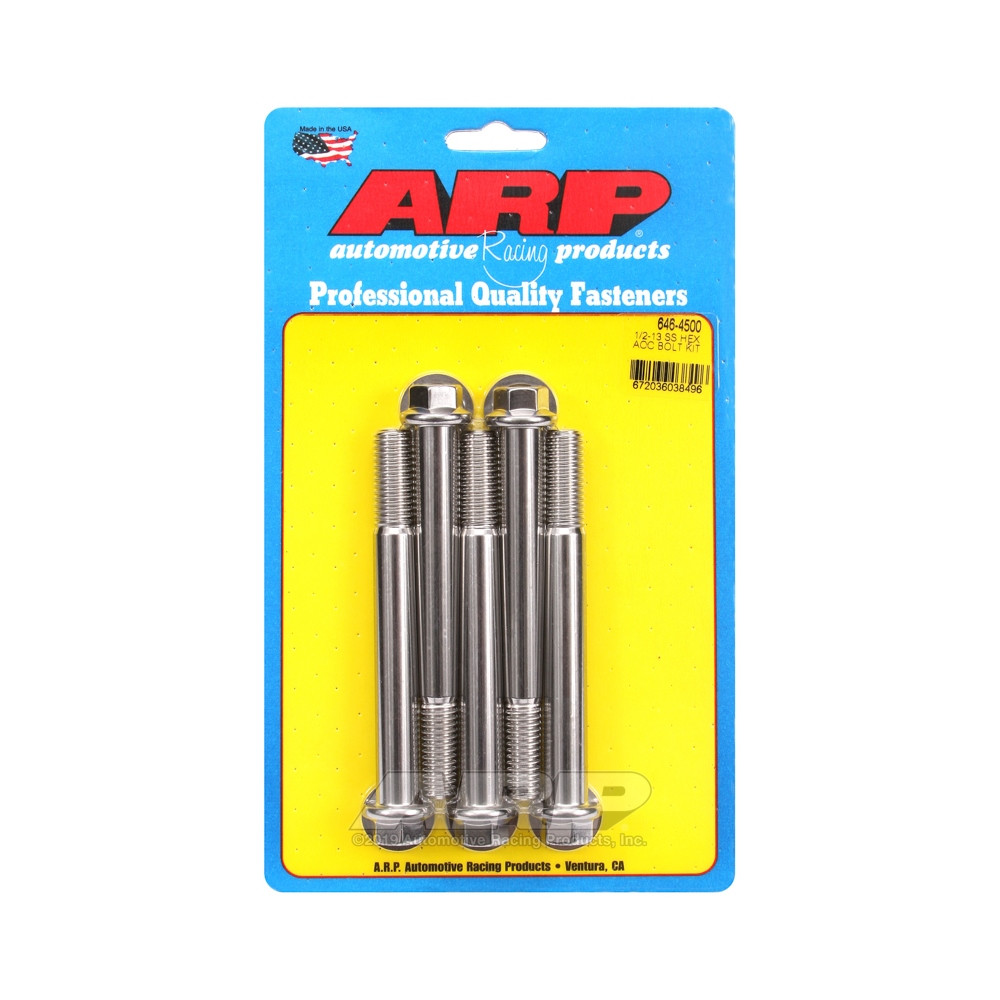 Boulonnerie universelle ARP 1/2-13 - Inox Hex x5 - ARP-646-4500 - 646-4500 - 3666618194189