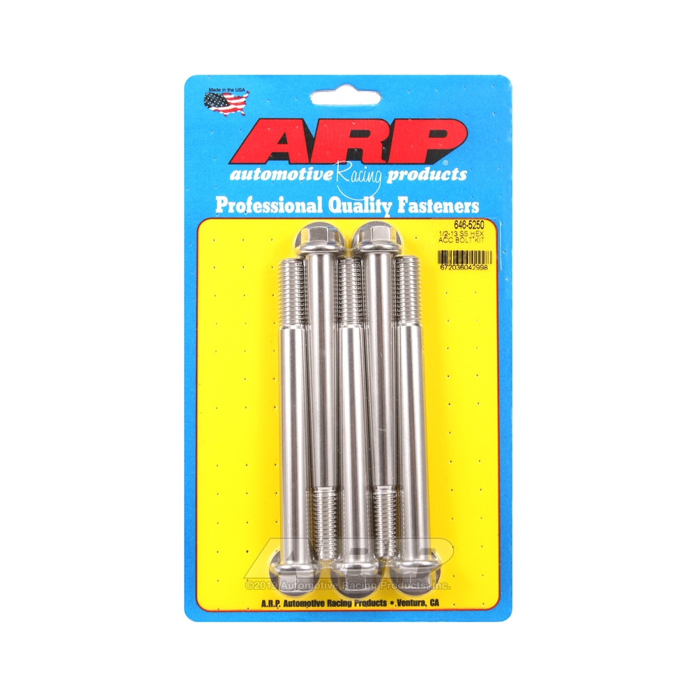 Universal Bolt ARP 1/2-13 - Stainless Hex x5 - ARP-646-5250 - 646-5250 - 3666618194219