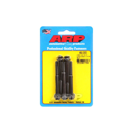 Boulonnerie universelle ARP 1/4-20 - Black Oxyde Hex x5