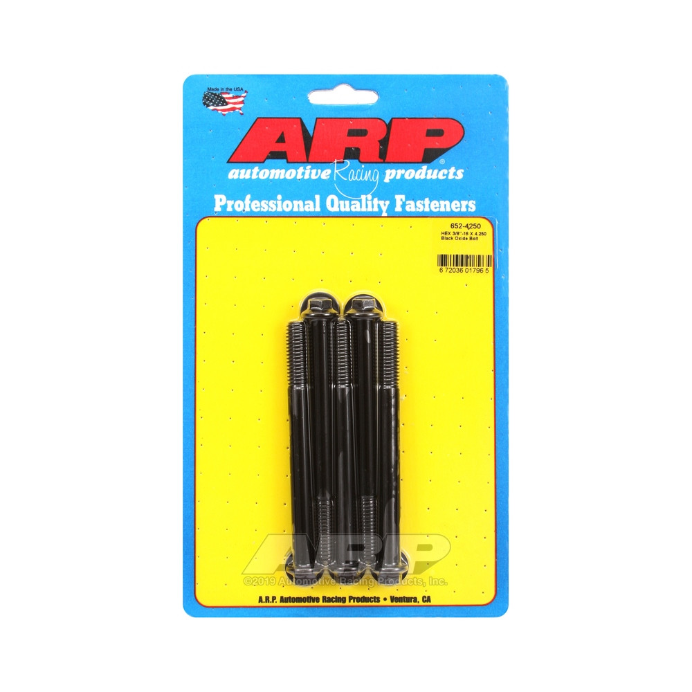 Bullone universale ARP a testa piccola 3/8-16 - Nero Oxyde Hex x5 - ARP-652-4250 - 652-4250 - 3666618194776